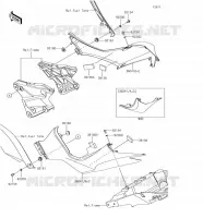 CUFFIA SIDE per Kawasaki Z1000 2018