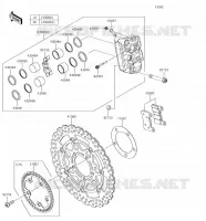FRENO ANTERIORE per Kawasaki Z1000 2018