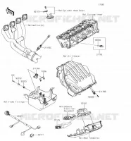 INIEZIONE DI CARBURANTE per Kawasaki Z1000 2018