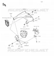LOWER CUFFIA per Kawasaki Z1000 2018