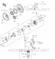 MOTORINO DI AVVIAMENTO per Kawasaki Z1000 2018