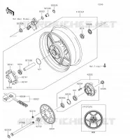 MOZZO POSTERIORE per Kawasaki Z1000 2018
