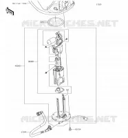 POMPA DI BENZINA per Kawasaki Z1000 2018
