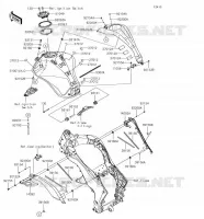 SERBATOIO DI CARBURANTE per Kawasaki Z1000 2018