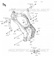 SUPPORTO DEL MOTORE per Kawasaki Z1000 2018