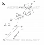 SUPPORTO per Kawasaki Z1000 2018