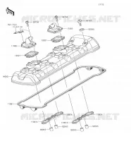 TESTATA COPERTURA per Kawasaki Z1000 2018