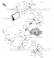 TUBO DELL'ACQUA per Kawasaki Z1000 2018