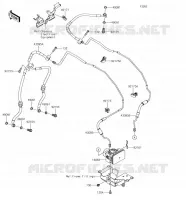 TUBO FRENO per Kawasaki Z1000 2018