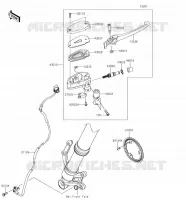 ANTERIORE POMPA per Kawasaki Z900 2018