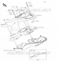 CUFFIA SIDE per Kawasaki Z900 2018