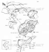 CUFFIA per Kawasaki Z900 2018