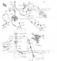 POSTERIORE POMPA per Kawasaki Z900 2018