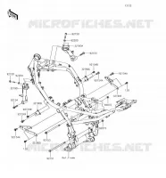 SUPPORTO DEL MOTORE per Kawasaki Z900 2018