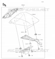 ACCESSORIO (COUVRE SELLE) per Kawasaki NINJA ZX-6R 2018