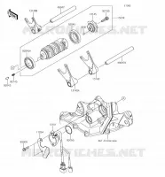 CAMBIO TAMBURO   FORCHE SHIFT per Kawasaki NINJA ZX-6R 2018