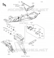 FANALE POSTERIORE(S) per Kawasaki NINJA ZX-6R 2018