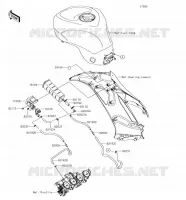 FUEL EVAPORAZIONE SISTEMA(CA) per Kawasaki NINJA ZX-6R 2018