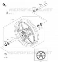 RUOTA ANTERIORE per Kawasaki NINJA ZX-6R 2018