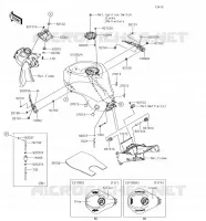 SERBATOIO DI CARBURANTE per Kawasaki NINJA ZX-6R 2018
