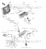 TUBO DELL'ACQUA per Kawasaki NINJA ZX-6R 2018