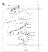 ACCESSORIO (COUVRE SELLE) per Kawasaki Z900 2018