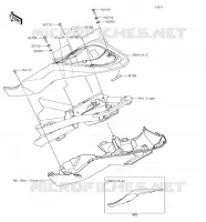 CUFFIA SIDE per Kawasaki Z900 2018