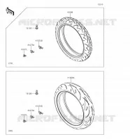 PNEUMATICI per Kawasaki Z900 2018