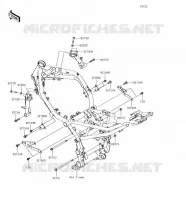 SUPPORTO DEL MOTORE per Kawasaki Z900 2018