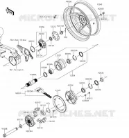MOZZO POSTERIORE  1000 kawasaki-motocicli 2018 NINJA H2 SX 40