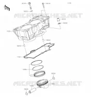 CILINDRO   PISTONE per Kawasaki VULCAN S 2019