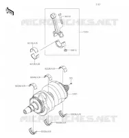 ALBERO MOTORE per Kawasaki Z650 2019
