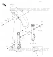 PARAFANGO ANTERIORE per Kawasaki Z650 2019