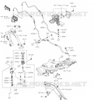 POSTERIORE POMPA per Kawasaki Z650 2019