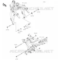 SUPPORTO DEL MOTORE per Kawasaki Z650 2019