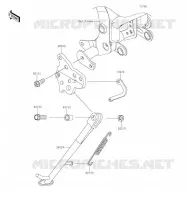 SUPPORTO per Kawasaki Z650 2019