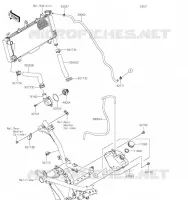 TUBO DELL'ACQUA per Kawasaki Z650 2019
