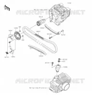 CAMSHAFT   TENSIONER per Kawasaki Z125 PRO 2020