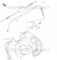 CAVI per Kawasaki Z125 PRO 2020