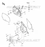 Coperchi motore per Kawasaki Z125 PRO 2020
