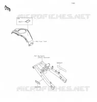 ETICHETTE per Kawasaki Z125 PRO 2020