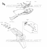 FANALE POSTERIORE(S) per Kawasaki Z125 PRO 2020