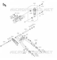 FORCELLONE   SOSPENSIONE   AMMORTIZZATORE per Kawasaki Z125 PRO 2020