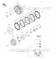 FRIZIONE per Kawasaki Z125 PRO 2020