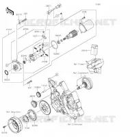 MOTORINO DI AVVIAMENTO per Kawasaki Z125 PRO 2020