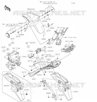 PARAFANGO per Kawasaki Z125 PRO 2020