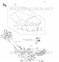 POSTO A SEDERE per Kawasaki Z125 PRO 2020