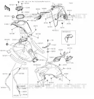SERBATOIO DI CARBURANTE per Kawasaki Z125 PRO 2020