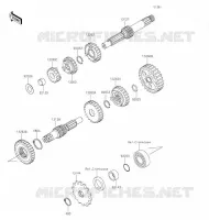 TRASMISSIONE per Kawasaki Z125 PRO 2020