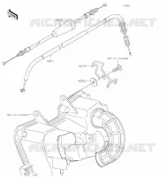 CAVI per Kawasaki Z125 PRO 2020